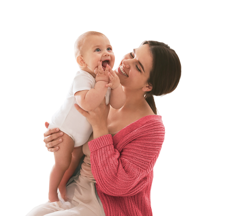Parent with child
