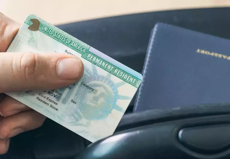 immigration card