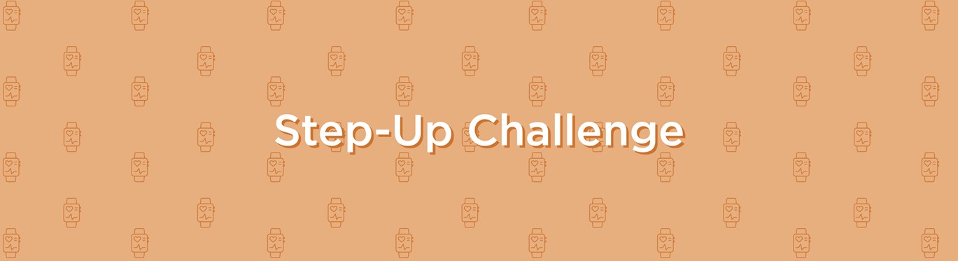 Step-Up Challenge banner - orange