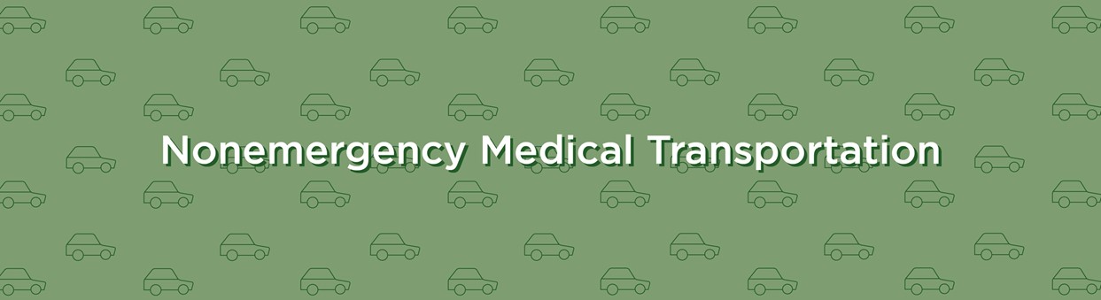 nonemergency medical transportation banner - green