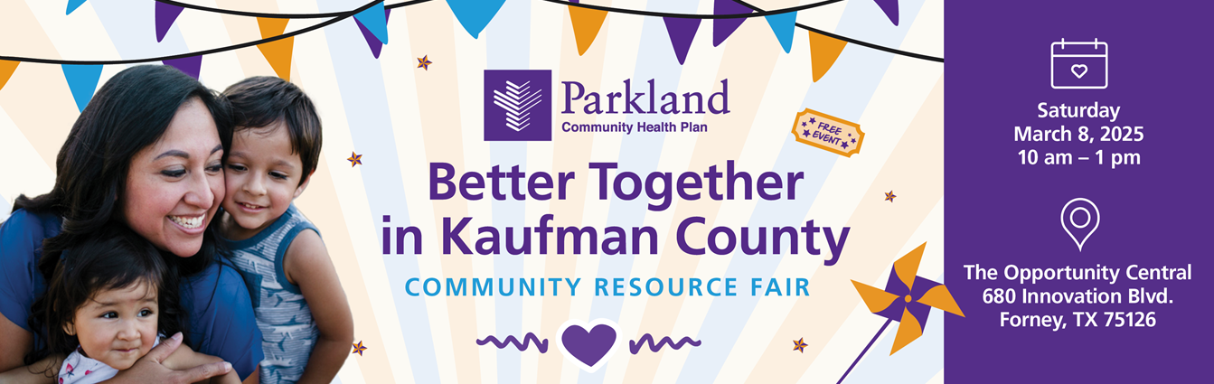 Better Together Resource Fair in Kaufman County banner