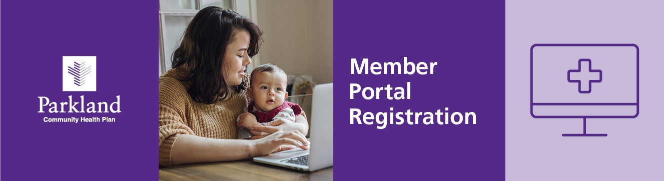 member portal registration banner - purple