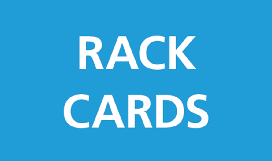 Rack Cards—English and Spanish (Double-Sided)