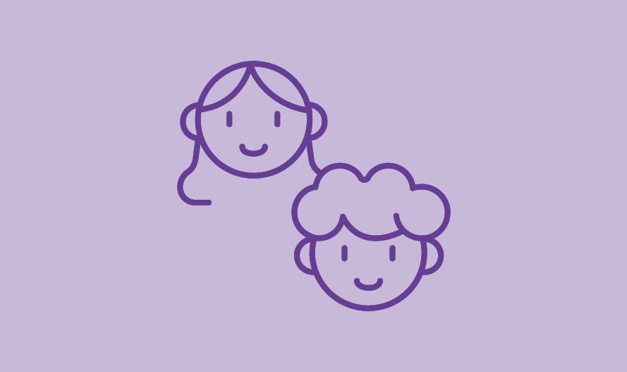 Well-Adolescent Checkups Icon - Purple